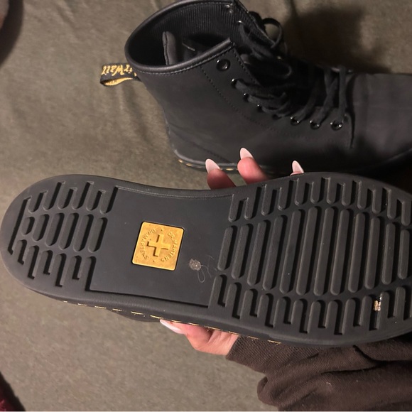 Dr. Martens Black Leather Women's Sneakers - Picture 3 of 3